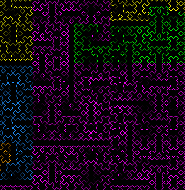 Dasher area map zoomed into likely regions